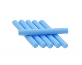 Foam Cylinders, Ice Blue, 5 mm